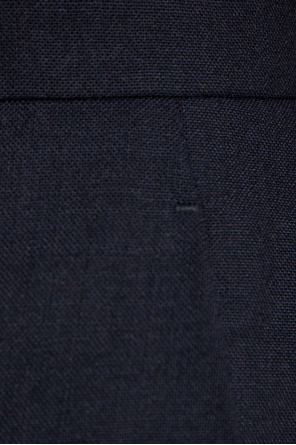 Saint Laurent Wool pleated trousers