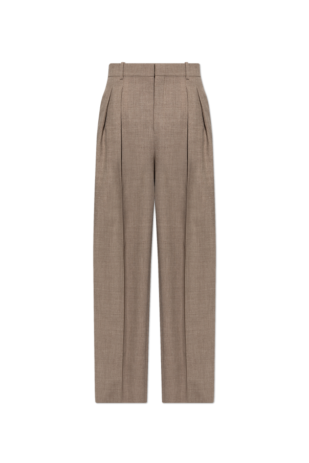 Wool pleated trousers od Saint Laurent