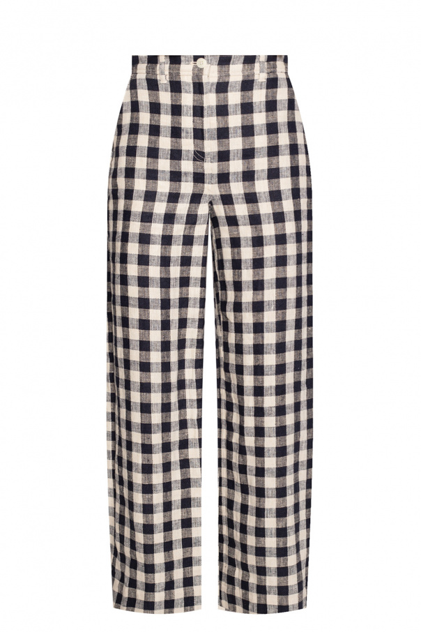 Tory Burch Linen Felpa trousers