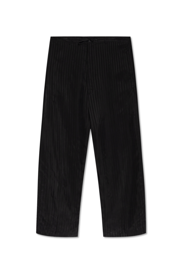 Loose-fit striped pattern trousers od Balenciaga