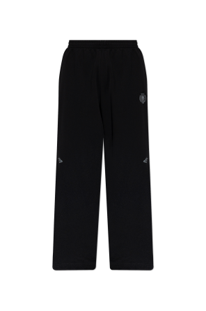 Sweatpants mit weiten Beinabschlüssen