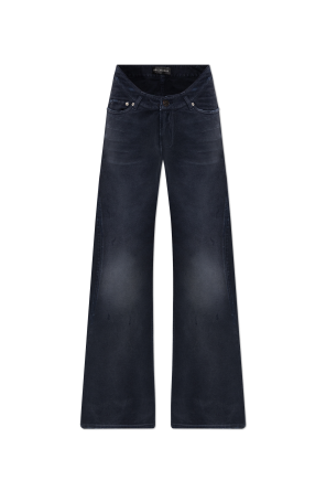 Jeans with flared legs