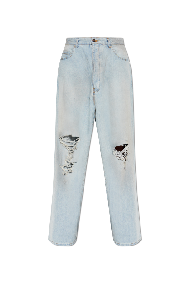 Jeans with 'vintage' effect od Balenciaga