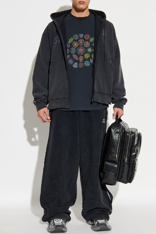 Balenciaga Pantalones deportivos de pierna ancha