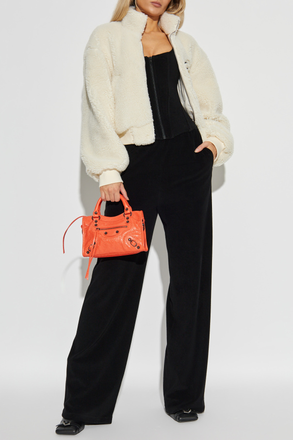 Balenciaga Hose mit Spitzenbesatz