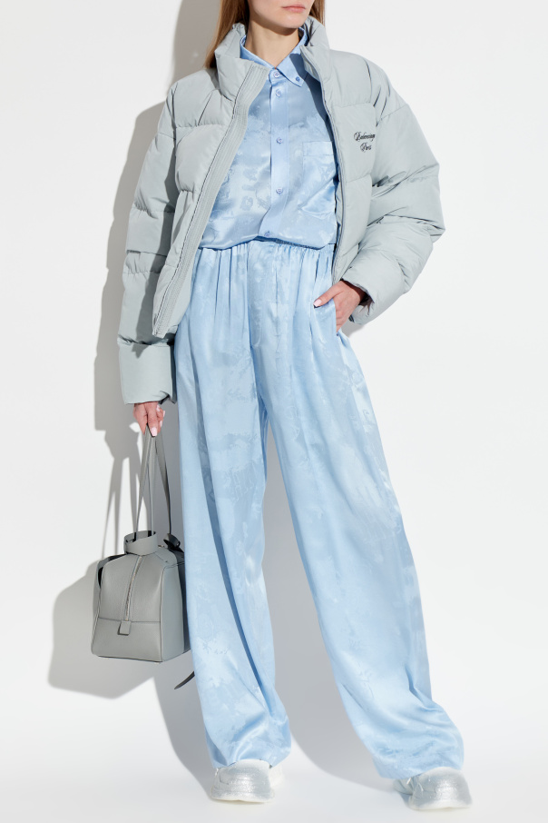 Balenciaga Loose-fit silk trousers