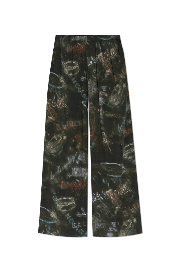 Loose-fit printed trousers od Balenciaga