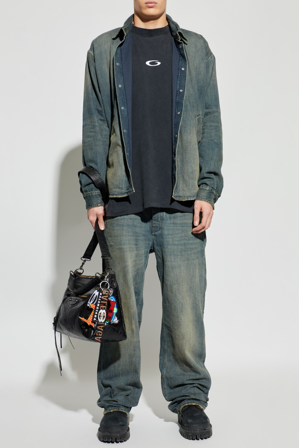 Balenciaga Jeans mit weitem Bein
