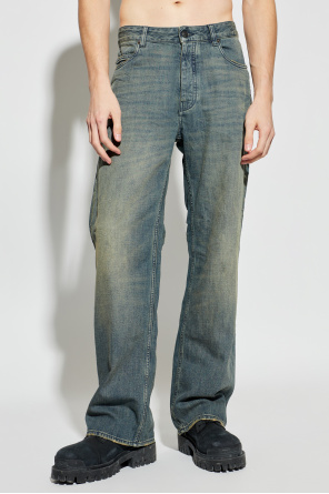 Balenciaga Jeans mit weitem Bein