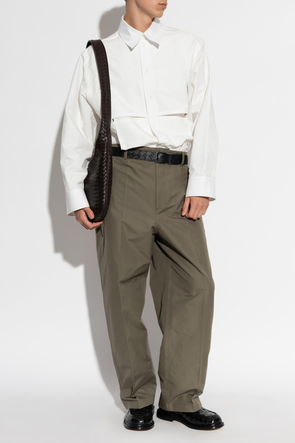 Bottega Veneta Loose-fit cotton trousers