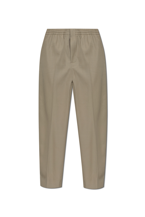 Bottega Veneta Wool crease-front pants