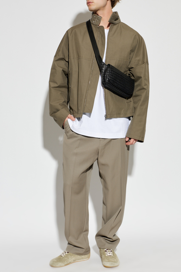 Bottega Veneta Wool crease-front pants
