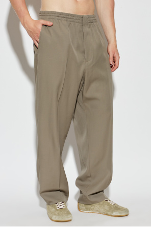 Bottega Veneta Wool crease-front pants