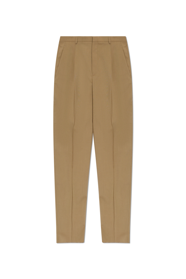 Wool trousers with pleats od Saint Laurent