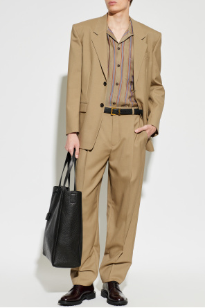 Wool pleated trousers od Saint Laurent