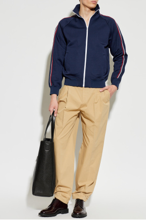 Cotton pants with pleats od Saint Laurent