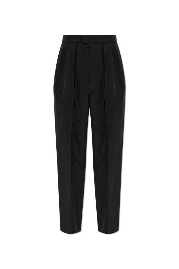 Silk pleated trousers od Saint Laurent