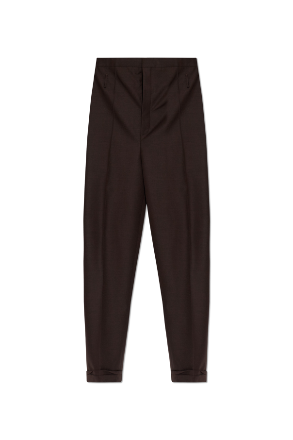 Wool pleated trousers od Saint Laurent