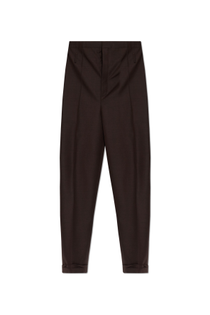 Wool pleated trousers od Saint Laurent