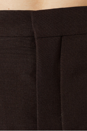 Saint Laurent Pantalones de lana con raya marcada