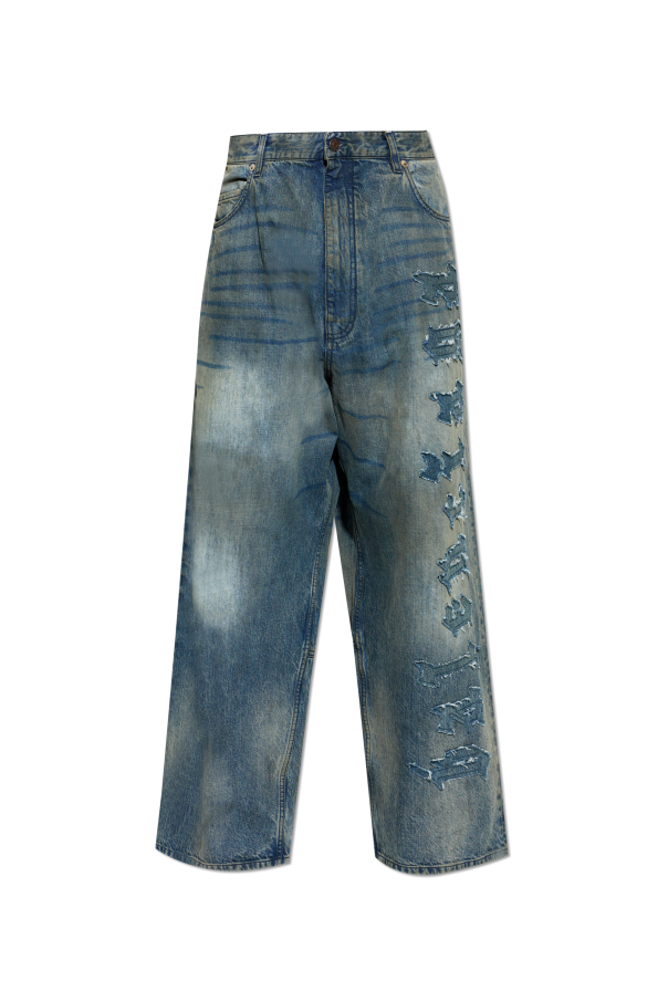 Jeans with a 'vintage' effect od Balenciaga