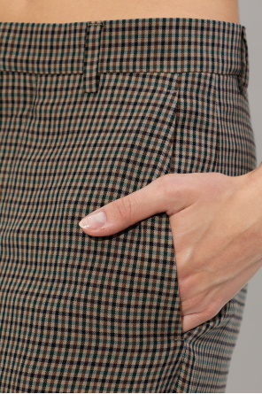Balenciaga Plaid patterned trousers