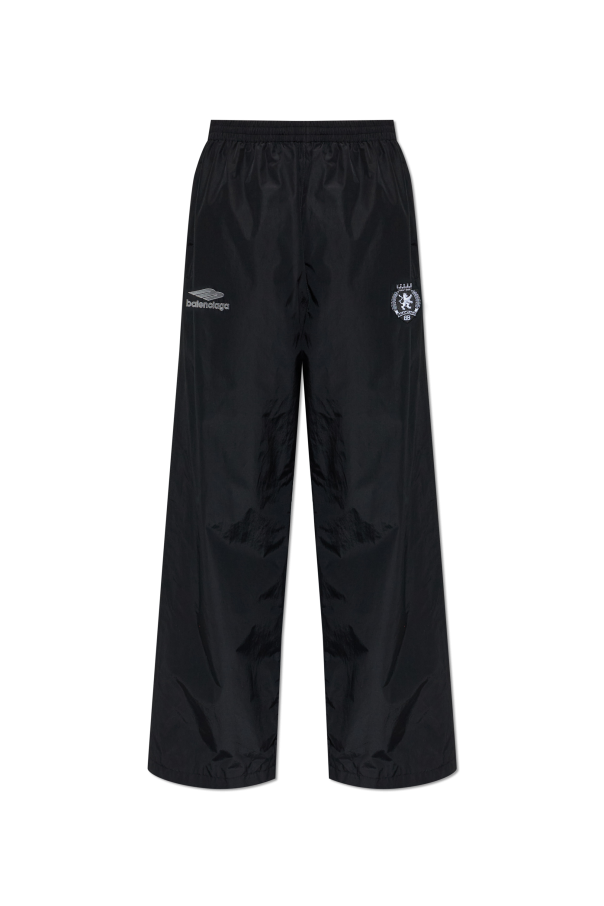 Sweatpants with logo patch od Balenciaga