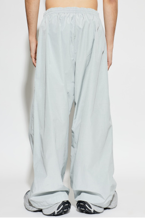 Balenciaga Calças de fato de treino com aplicação de logótipo