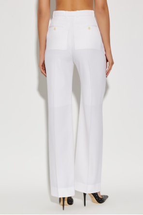 Alexander McQueen Wollhose mit Bügelfalte