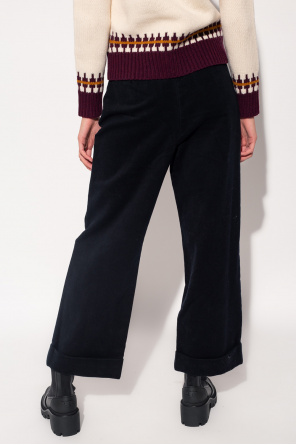 Tory Burch trousers cabin-print with buttons