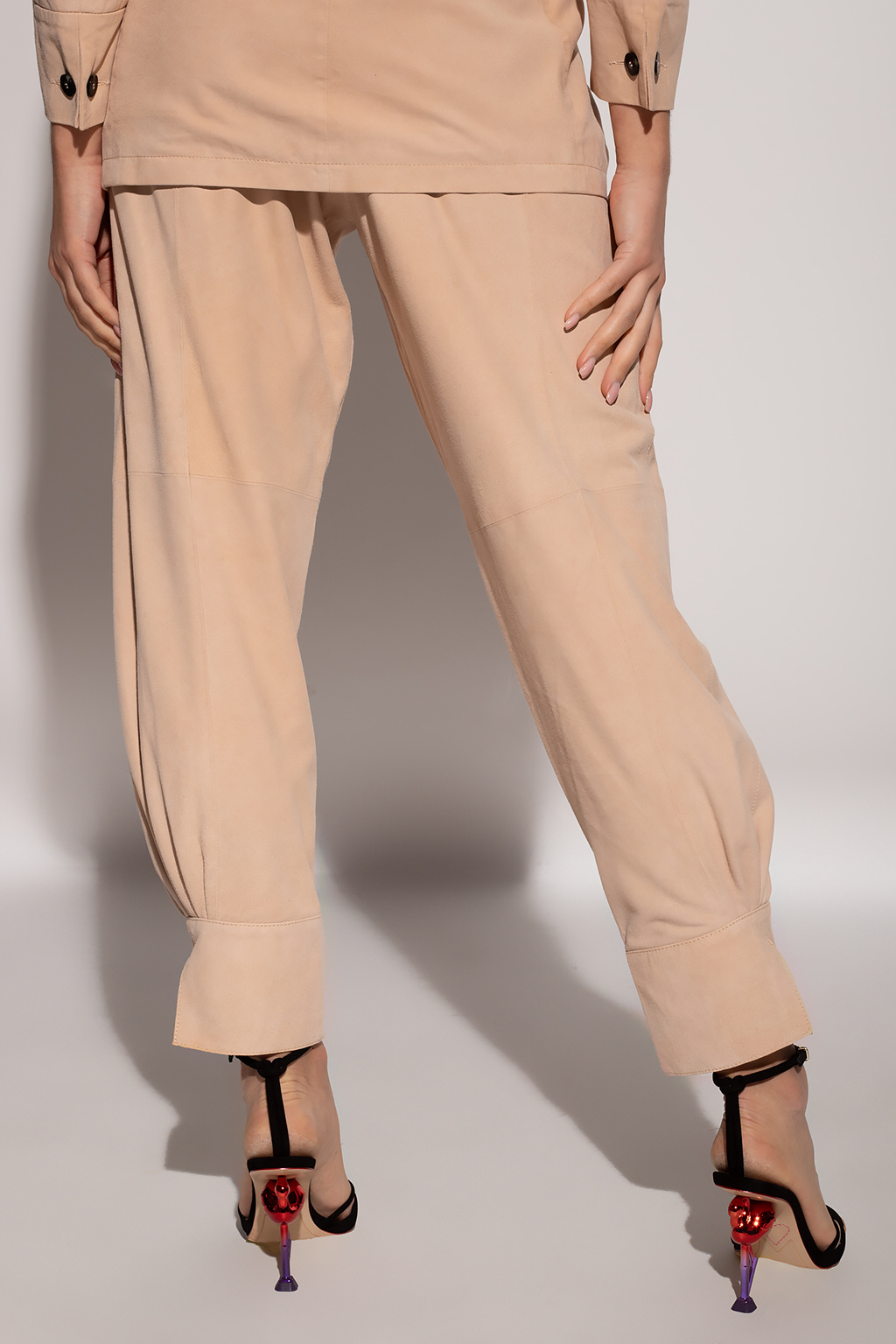 forte_forte Suede trousers