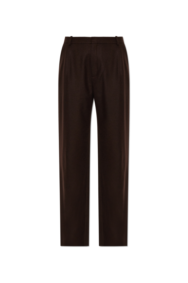 Cashmere crease-leg trousers od Saint Laurent