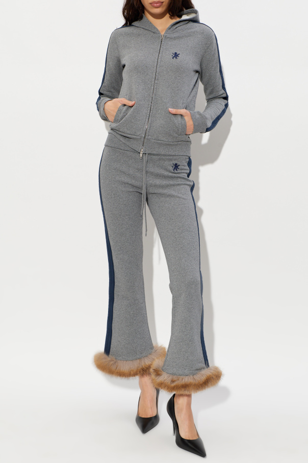 Balenciaga Sweatpants finished with faux fur