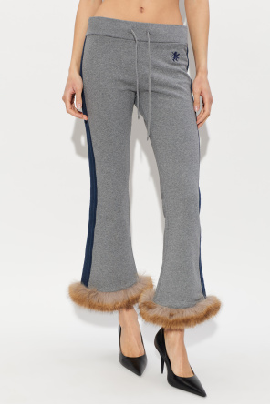 Balenciaga Sweatpants finished with faux fur