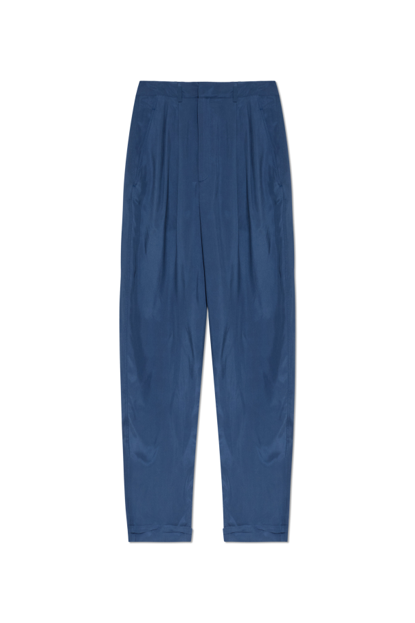Silk pleated trousers od Saint Laurent