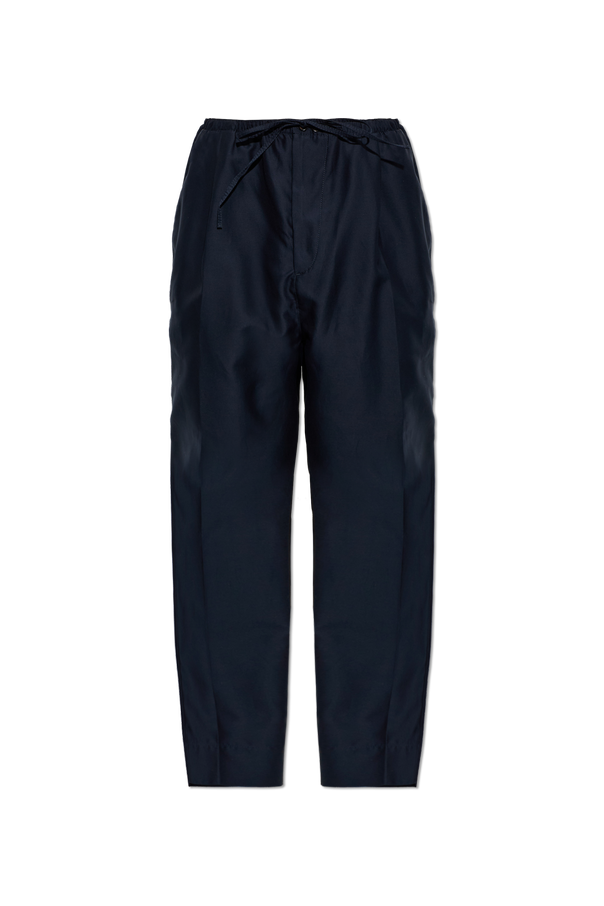 Cotton Creased Trousers od Bottega Veneta