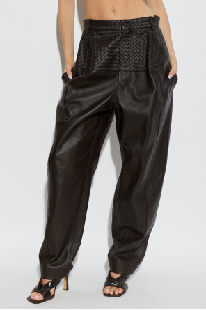 Bottega Veneta Pantalones de cuero