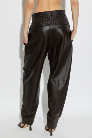 Bottega Veneta Pantalones de cuero