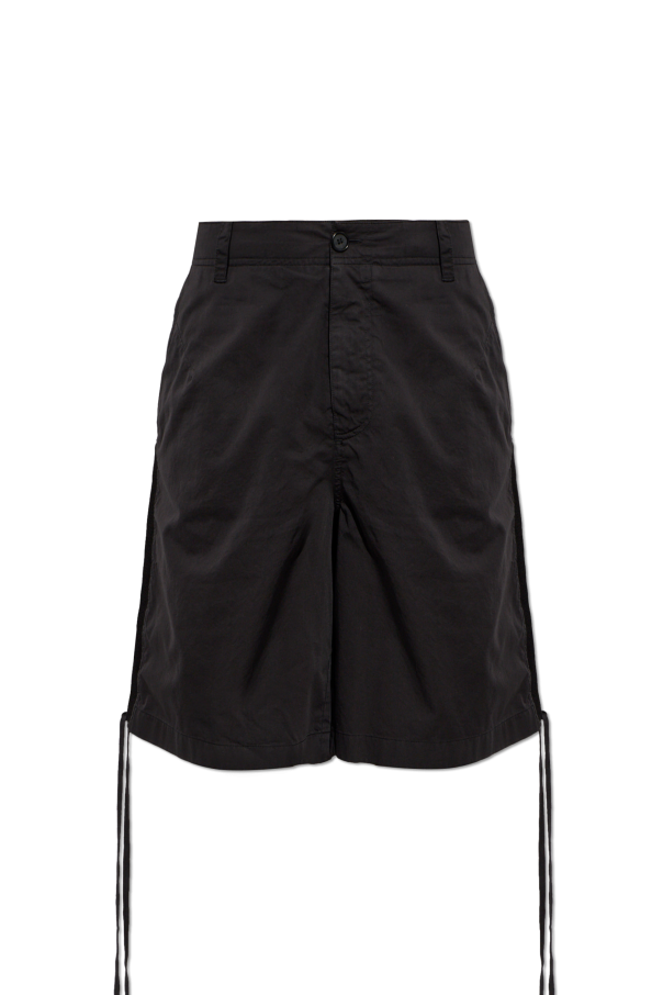 Shorts with side drawstrings od Alexander McQueen