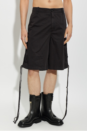 Alexander McQueen Szorty z trokami po bokach