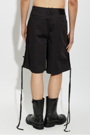 Alexander McQueen Szorty z trokami po bokach