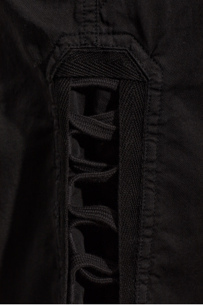 Alexander McQueen Szorty z trokami po bokach