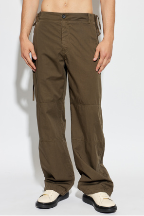 Alexander McQueen Pantalones ajustables con cordones