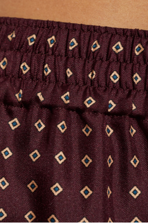 Saint Laurent Hodvábne nohavice