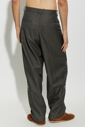 Bottega Veneta Pantalones cargo de lana