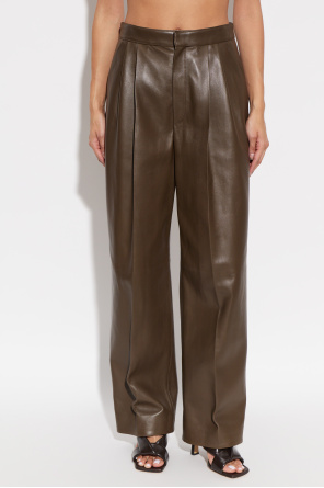 Bottega Veneta Skórzane spodnie