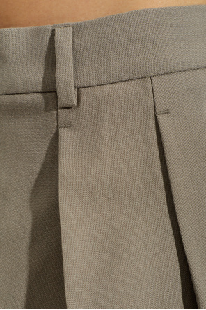 Saint Laurent Pantalones de lana con pinzas