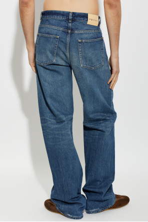 Alexander McQueen Jeans with vintage effect