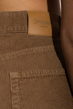 Saint Laurent Manšestrové nohavice