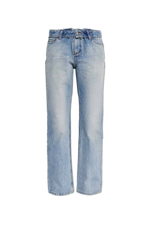 Jeans with belt od Alexander McQueen